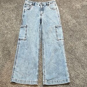 Kut from the Kloth Light Blue Wide Leg Jeans